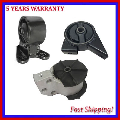 Juego de montaje de motor de 1,6 L para Hyundai Accent 2001-2002 3 piezas nuevo delantero y trasero Foto 1 de 4