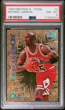 1994-95 MICHAEL JORDAN Skybox E-Motion N-Tense #3 PSA 8 NM-MT Bulls MVP HOF GOAT