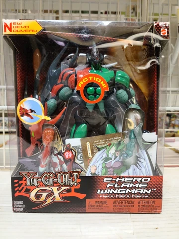Elemental Hero Flame Wingman 360 Joynt Yu-Gi-Oh GX Mattel Open Box Complete Cover