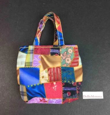 American Girl Addy's BeForever Meet Patchwork Bag/Purse/Satchel~AG tag Accessory - Image 1 of 4