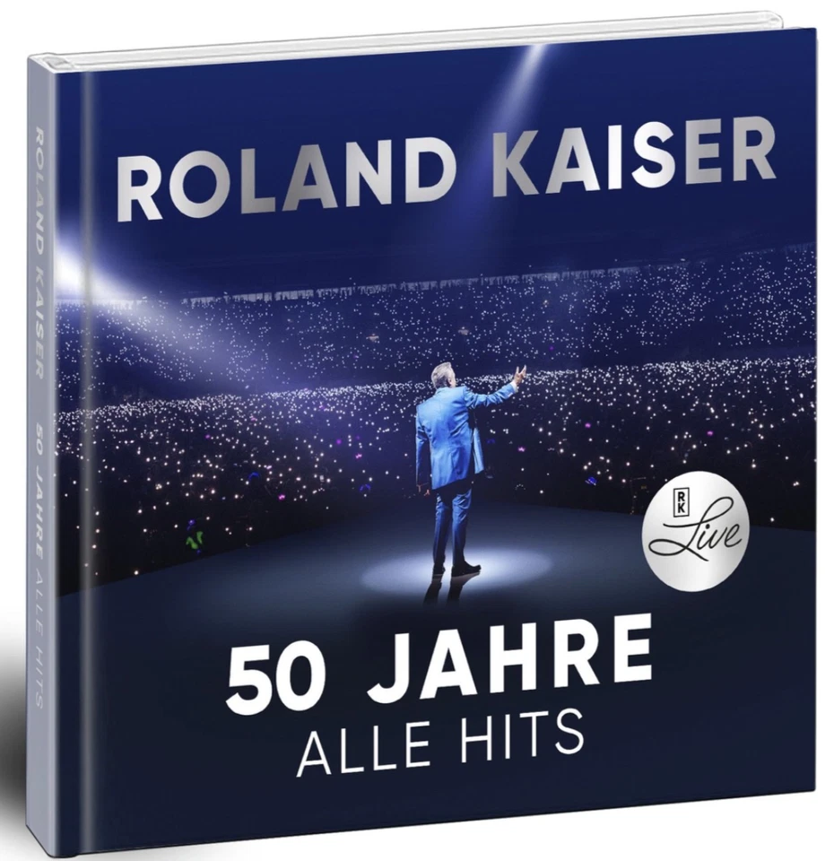 Roland Kaiser - 50 Jahre. Alle Hits. Live (2 CDs) Neu & OVP - Bild 1 von 1