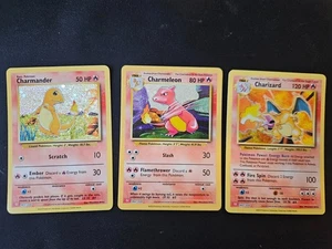 Pokemon Charmander Charmeleon Charizard Classic Collection Holo 001 002 003/034 - Picture 1 of 2
