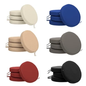 Outsunny Outdoor Chair Cushions Set of 4 Round Seat Cushions - Picture 1 of 67