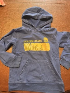 NBA Golden State Warriors Pullover Hoodie Blue Youth 7 - Picture 1 of 6