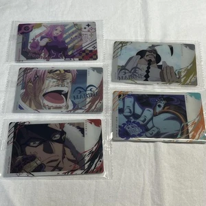 One Piece Itajaga Drake Jinbei Coby Bonnie Sengoku 5-Pc Set Used - Imagen 1 de 2