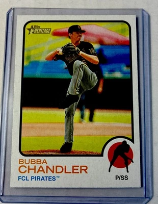 2022 Topps Heritage Minor League Edition - Bubba Chandler #69 (RC) - Image 1 of 2