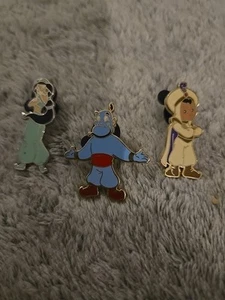Disney pin lot of 3 Aladdin princess Jasmine Genie 2009-2010 - Picture 1 of 6