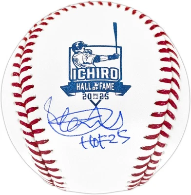 Ichiro Suzuki Auto Oficial IS HOF Logo Béisbol Marineros "HOF 25" Beckett Wit Foto 1 de 4