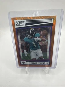 2022 Panini Score Travis Etienne Jr Orange 470/599 SP - Jaguars - Picture 1 of 2
