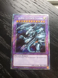 Yugioh Blue-Eyes Ultimate Dragon Platinum Secret Rare RA03 - Picture 1 of 4