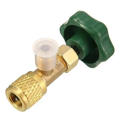 New Quality A/C Can Tap Valve R22 Stainless Steel 1/4 SAE Air Connector - Image 1 of 4