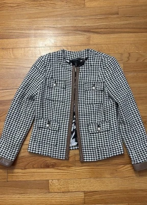 Chaqueta Blazer Mujer WHBM Stylist Pata de Gallo 4 Foto 1 de 4