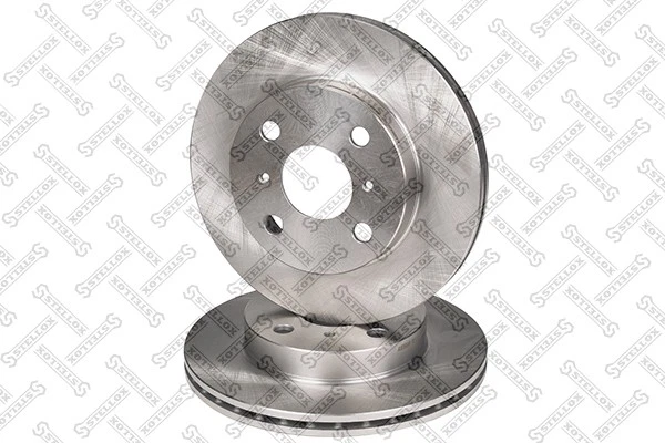 STELLOX Disque de Frein Ventilé Avant Convient pour Toyota Yaris P1 P9 SCP1 NLP1 - Photo 1/1