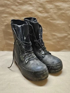 Stivali Topolino Vintage BATA 1984 Militari Freddo Gomma Uomo 10 R - Foto 1 di 7