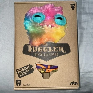 Peluche Fuggler Ugly Monster BUDGIE EDITION 9" Tie-Dye Rabid Rabbit #39 Nuevo Sellado - Imagen 1 de 2