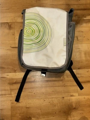 XBOX 360 SYSTEM GAMES ACCESSORIES BACKPACK GREY BLACK TRAVEL BAG BACKPACK - Image 1 of 4
