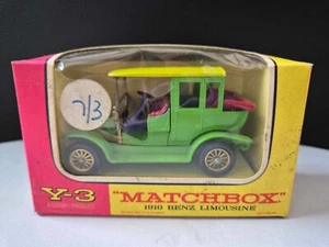 Y3 Matchbox Model Of Yesteryear 1910 Benz Limousine From 1965 - Picture 1 of 2
