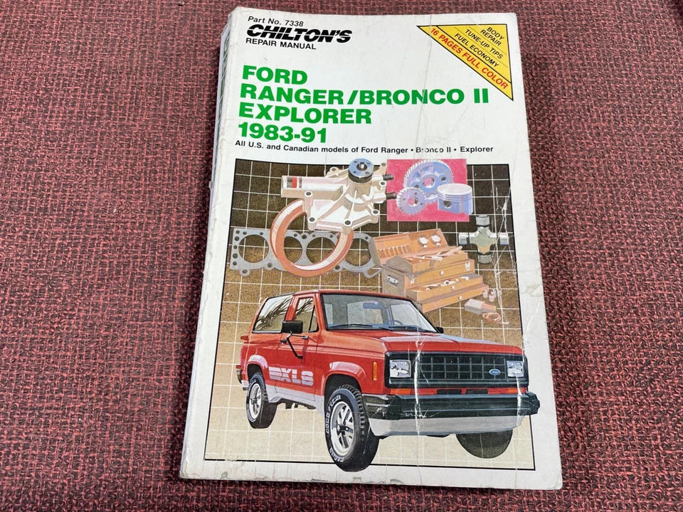 Ford Ranger Bronco II Explorer 1983-1991 manual de reparación de taller Foto 1 de 1