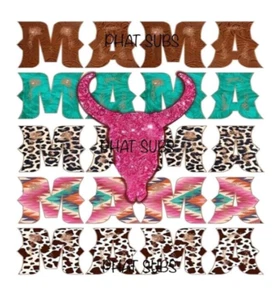 Sublimationsdruck Western Mama Mama Pressfertig Wärmeübertragung - Bild 1 von 1