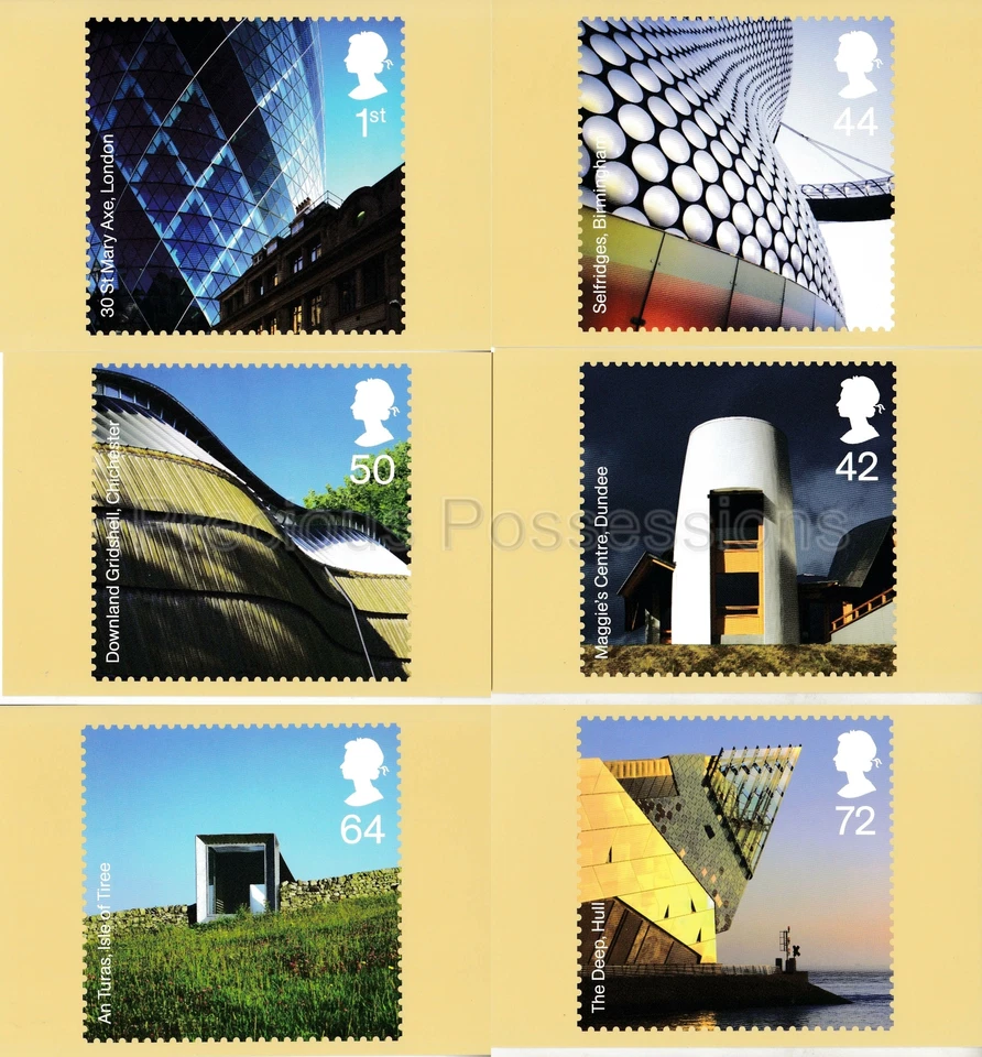 GB PHQ CARDS USED REAR FDI 2006 NO. 288 MODERN ARCHITECTURE PENCIL ERASED ADDRES - Image 1 of 2