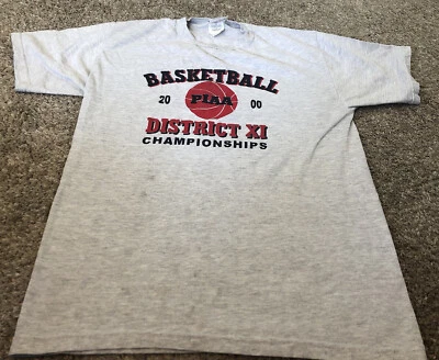 De colección Y2K 2000 PIAA Distrito XI Campeonatos Baloncesto Gris Talla Mediana Foto 1 de 4
