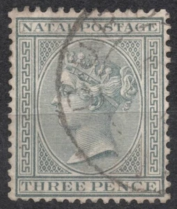 Mi:ZA-NA 47 1899 NATAL Tres Peniques Reina Victoria (1819-1901) - Imagen 1 de 2