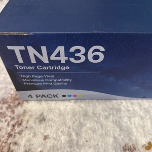 Lote TN436 CMYK 4PK para Brother TN433 HL-L8360CDWT MFC-L8900CDW - Imagen 1 de 2