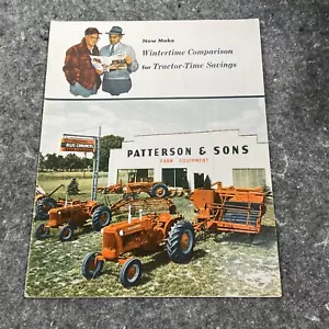 Allis Chalmers Now Make Winter Time Comparison For Tractor Time Savings - Picture 1 of 7