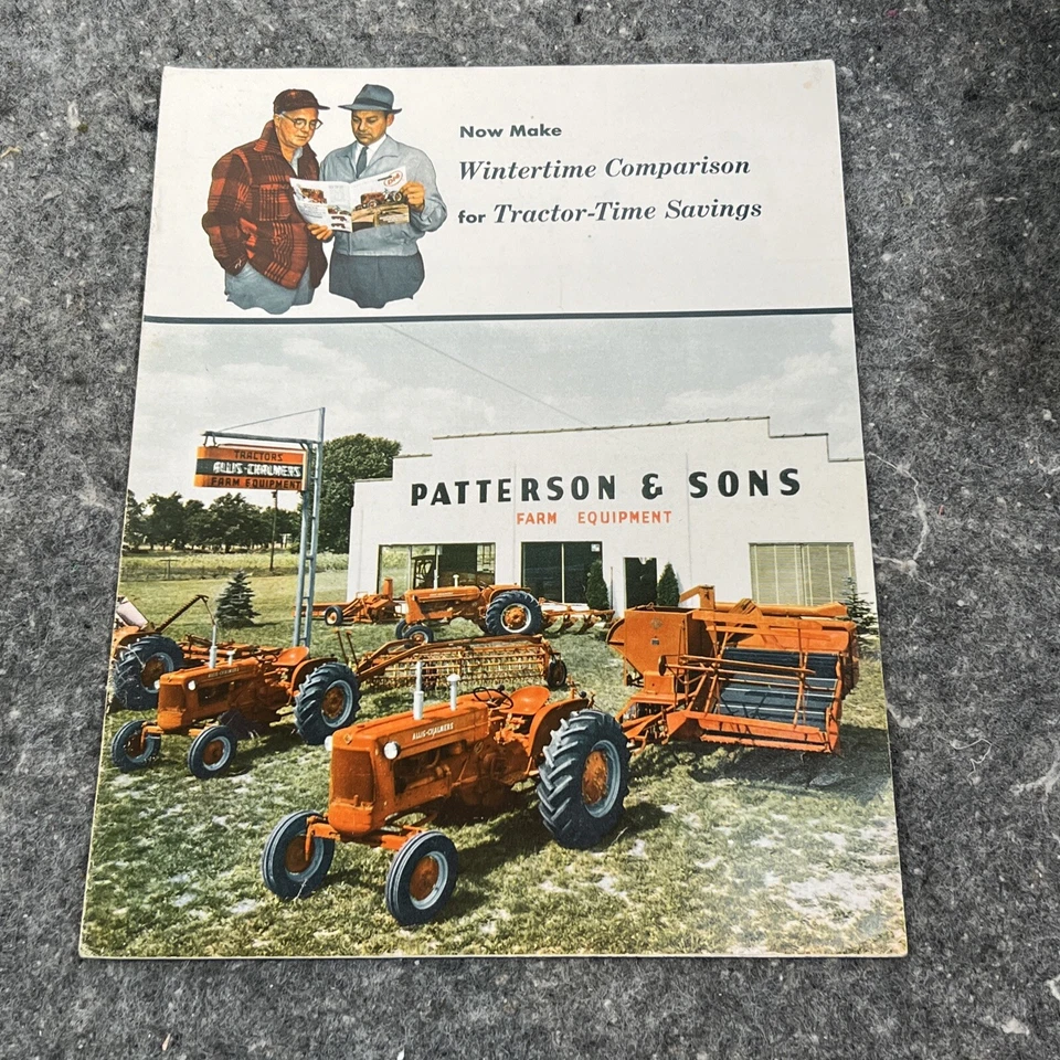 Allis Chalmers Now Make Winter Time Comparison For Tractor Time Savings - Image 1 of 4