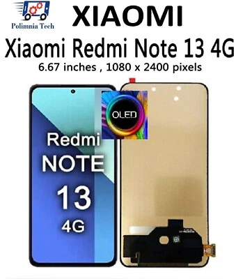 XIAOMI REDMI NOTE 13 4G OLED DISPLAY TOUCHSCREEN OLED PARI ORIGINALE