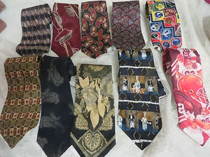 TIES Mixed Lot Guess I main Don Loper Cardin Hickey Freeman De La Renta - Picture 1 of 12