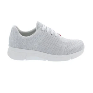 BERKEMANN Pinar, Zapatillas, Comfortknit (Punto ), Blanco/Plata Lurex, Ancho H-I - Imagen 1 de 10