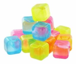 Reusable Ice Cubes Cool Cold Drinks Cooler Party Plastic Freezer Blocks 40/60Pcs