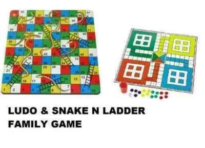 Ludo Snakes And Ladders Game Playing With Children Kids Family Game FREE POSTAGE - Image 1 of 4