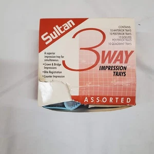 Sultan 3 Way Impression Trays Assorted Pack - Picture 1 of 4