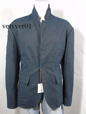 NWT JACK SPADE Griffith Cotton Herringbone Tweed Down Blazer Blue Gray size XXL - Image 1 of 4