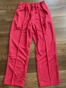 Pantalones para mujer Sara Morgan talla 10P rojos cintura elástica poliéster - Imagen 1 de 6