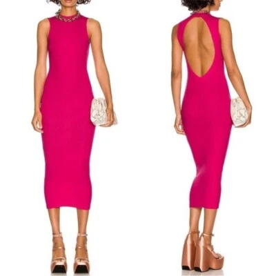 NWT Alix NYC Kerry Sleeveless Open Back Pink Midi Dress Pink  XL Retail $225 - Image 1 of 4