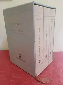 Il Costituto del Comune di Siena volgarizzato 4Vol. FONDAZIONE+Box 1740Pag.RARE - Foto 1 di 3