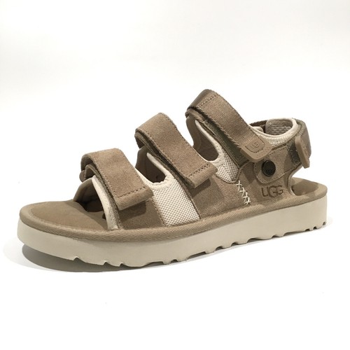 SANDALI SPORTIVI UOMO UGG GOLDENCO MULTISTRAP SABBIA SCAMOSCIATA UOMO US 9 NUOVI