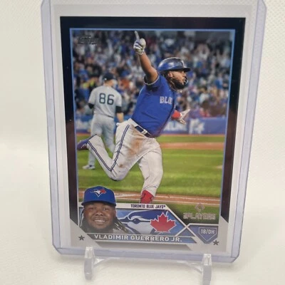 2023 Topps MLB x Players Clubhouse Exclusive VLADIMIR GUERRERO Black Border SP - Image 1 of 4