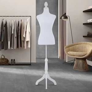 Tripod Stand Base Adjustable Female Mannequin Torso Dress Form Clothing Display - Picture 1 of 9