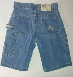 Beverly Hills Polo Club Jean Shorts Boy's Size 18 Carpenter - Picture 1 of 8