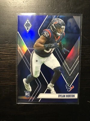 Dylan Horton 2023 Phoenix Blue Prizm /35 RC Rookie Texans Card #196 PWE - Image 1 of 2