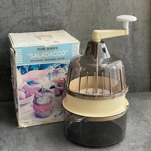Vintage 1980's Made in JAPAN Tomi Ryan's Saladacco Vegetable Turning Slicer NIB - Picture 1 of 9