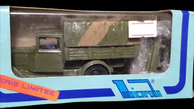 Camión militar 1/43 con remolque Citroen DE COLECCIÓN francés Solido Micarola Foto 1 de 3