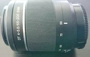Sony SAL 55-200mm f/4.0-5.6 DT SAM Lens - Picture 1 of 1