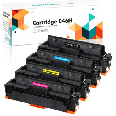 4pk 046H Toner Compatible with Canon 046 MF731cdw MF735cdw MF733cdw LBP654cdw - Image 1 of 4