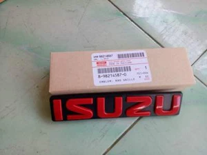8-98214587-0 FRONT GRILLE LOGO EMBLEM FOR ISUZU MU-X MUX SUV - Picture 1 of 1