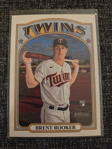 2021 Topps Heritage Brent Rooker #511 Rookie Card Minnesota Twins - Picture 1 of 2